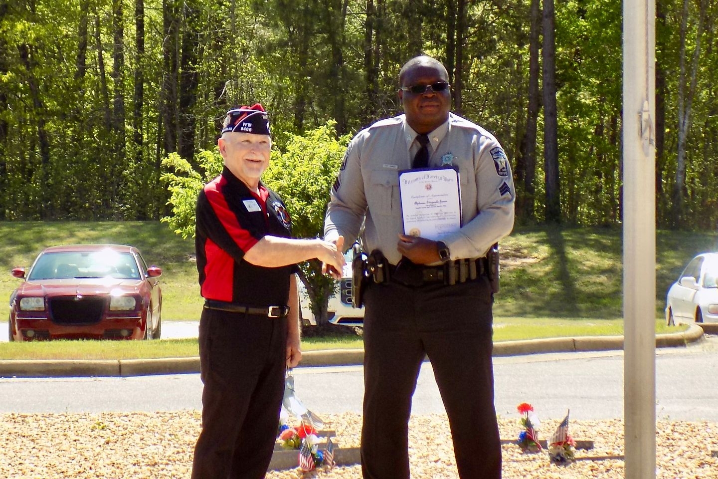Patrol Sergeant Alphanso James of the Franklin County Sheriff's Department.